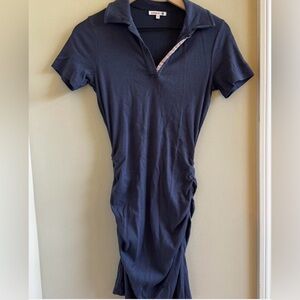 sundry women’s dress size small/1 navy ribbed with collar